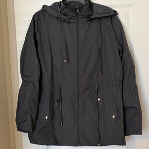 Women's Gray Hooded Jacket